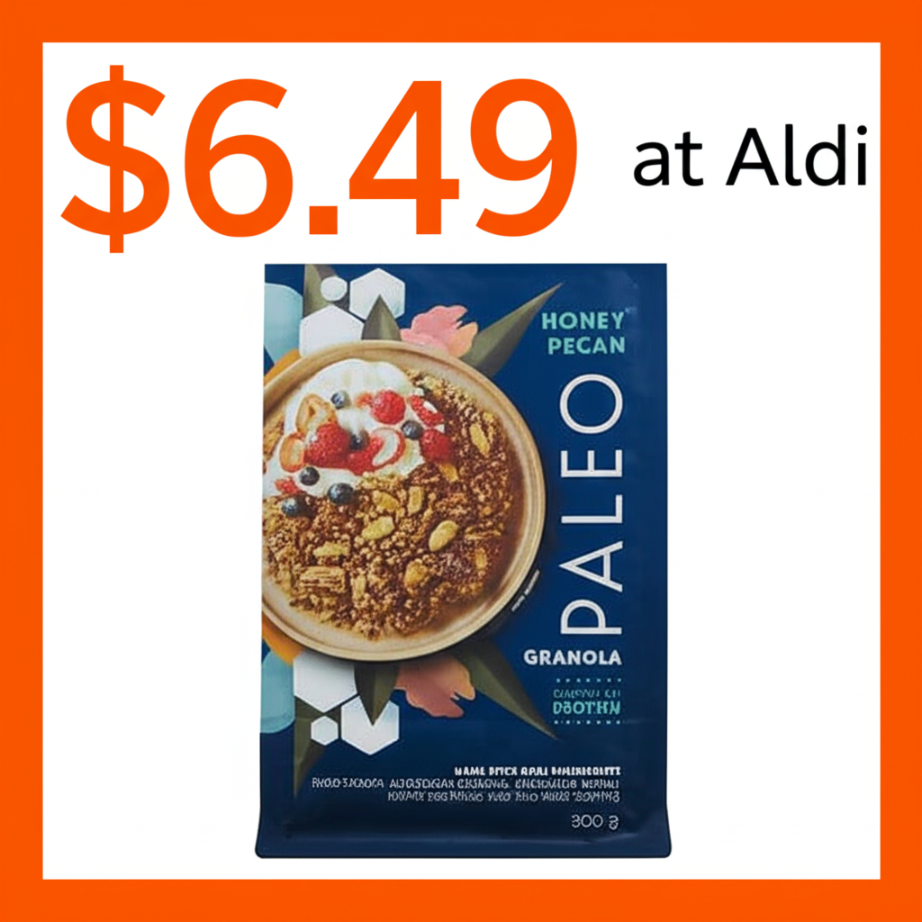 Aldi's GoldenVale Paleo Granola Honey Pecan Deal: Sweet Treat Recipe Inside!