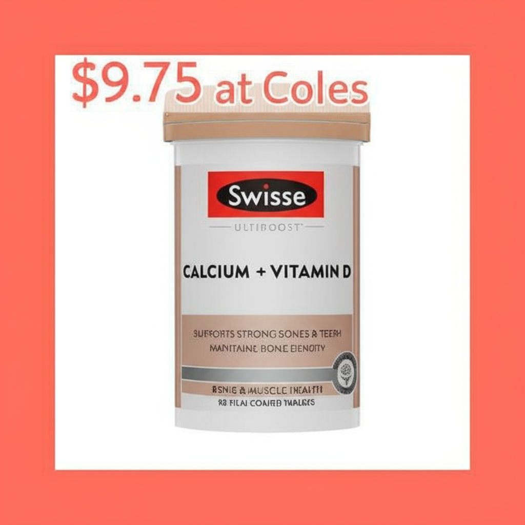Strong Bones, Smart Savings:  Maximize Swisse Ultiboost Calcium + Vitamin D!