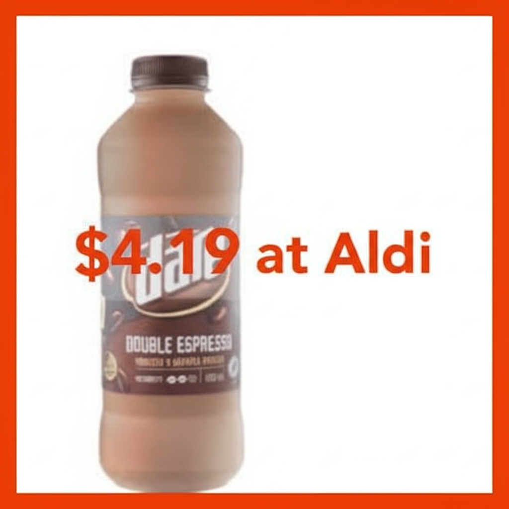 Aldi's DARE Iced Coffee Double Espresso:  Unlocking Deliciousness on a Budget!
