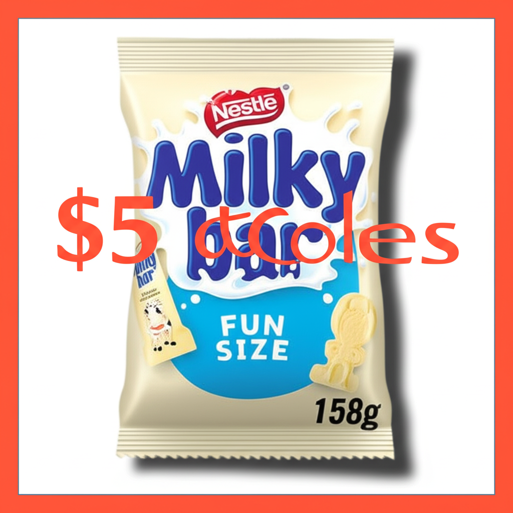 Milkybar Magic: Sweet Treats with Coles' Discounted White Chocolate!