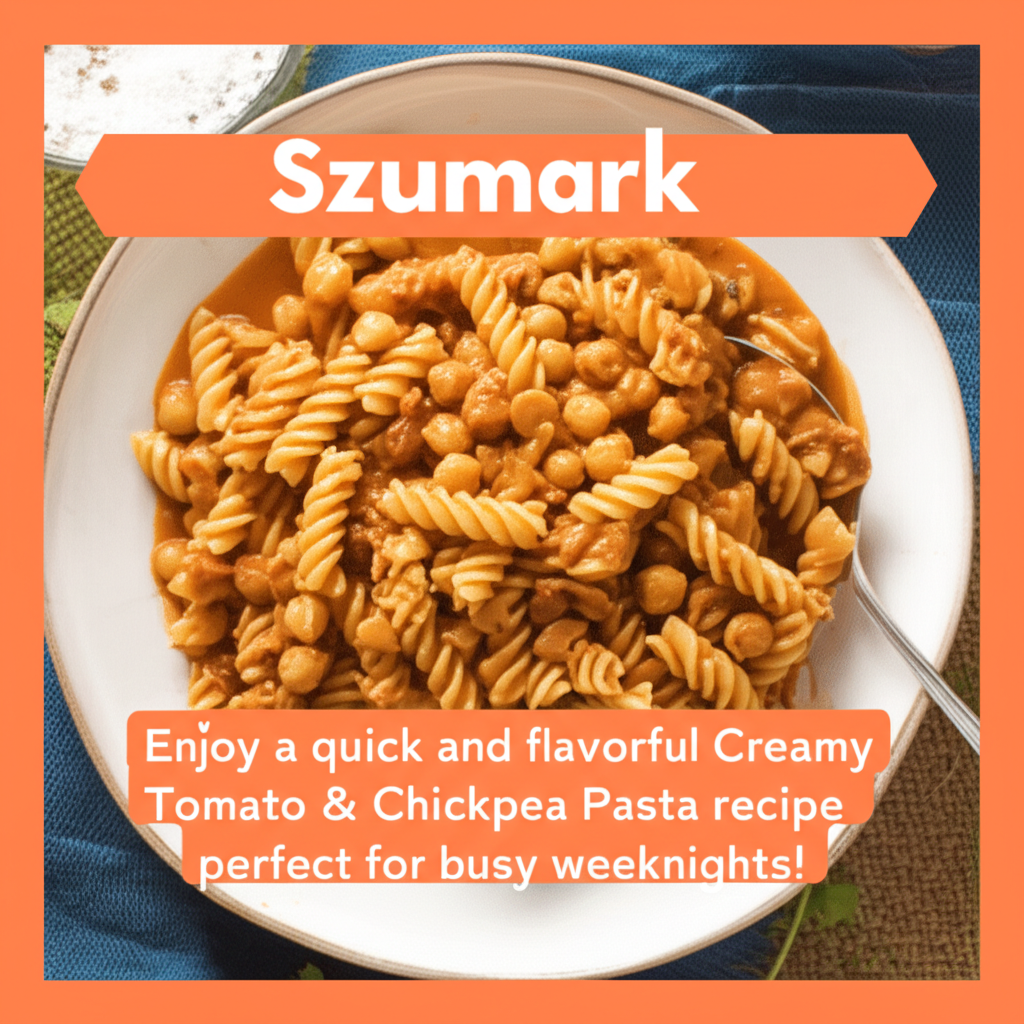 Creamy Tomato & Chickpea Pasta: Your New Weeknight Dinner Hero!