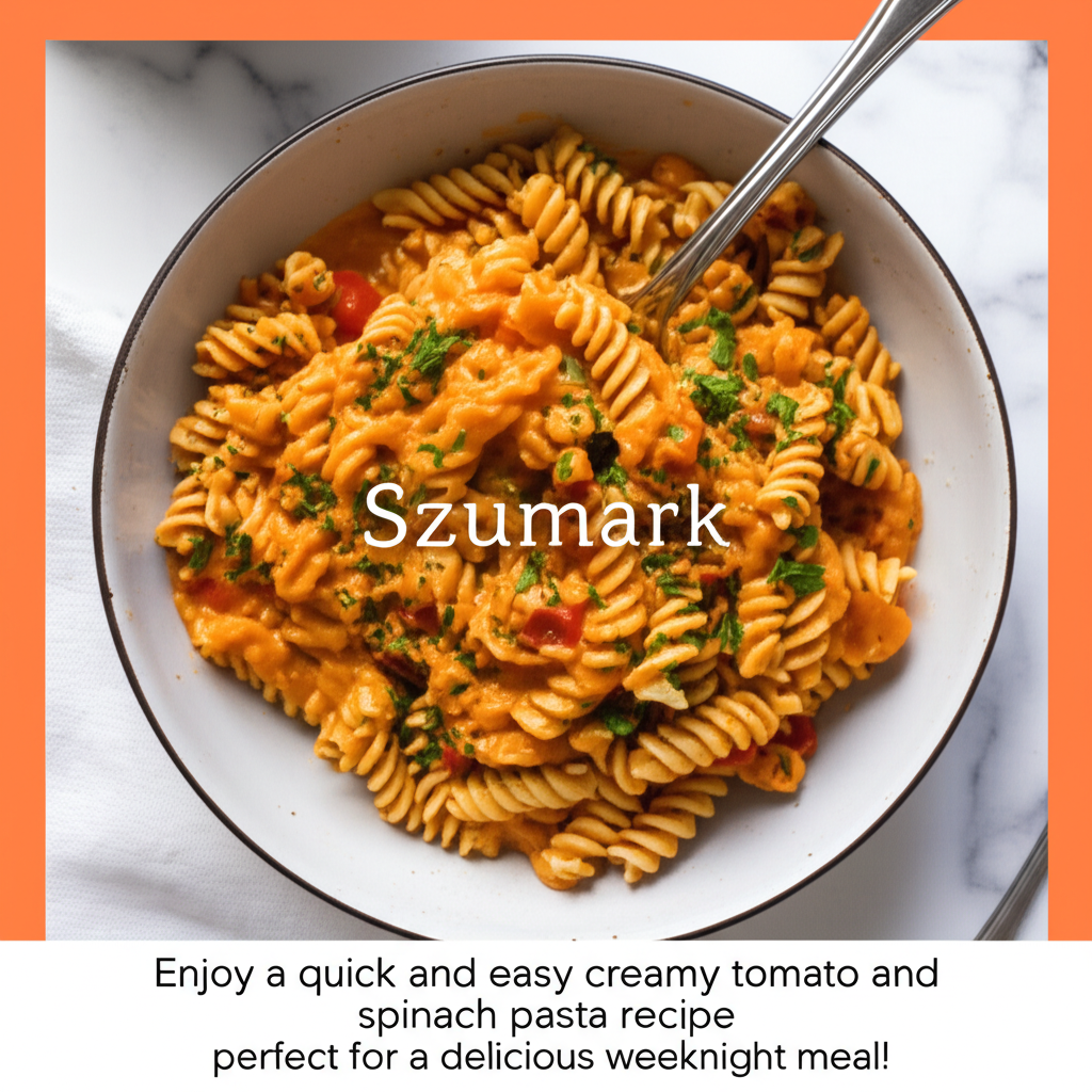 Creamy Tomato & Spinach Pasta: An Easy Weeknight Delight!