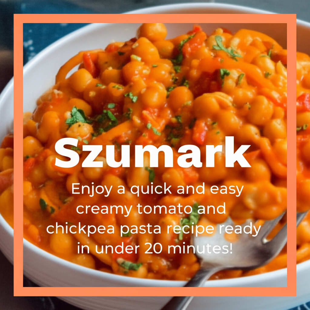 Creamy Tomato & Chickpea Pasta: A 15-Minute Weeknight Winner!