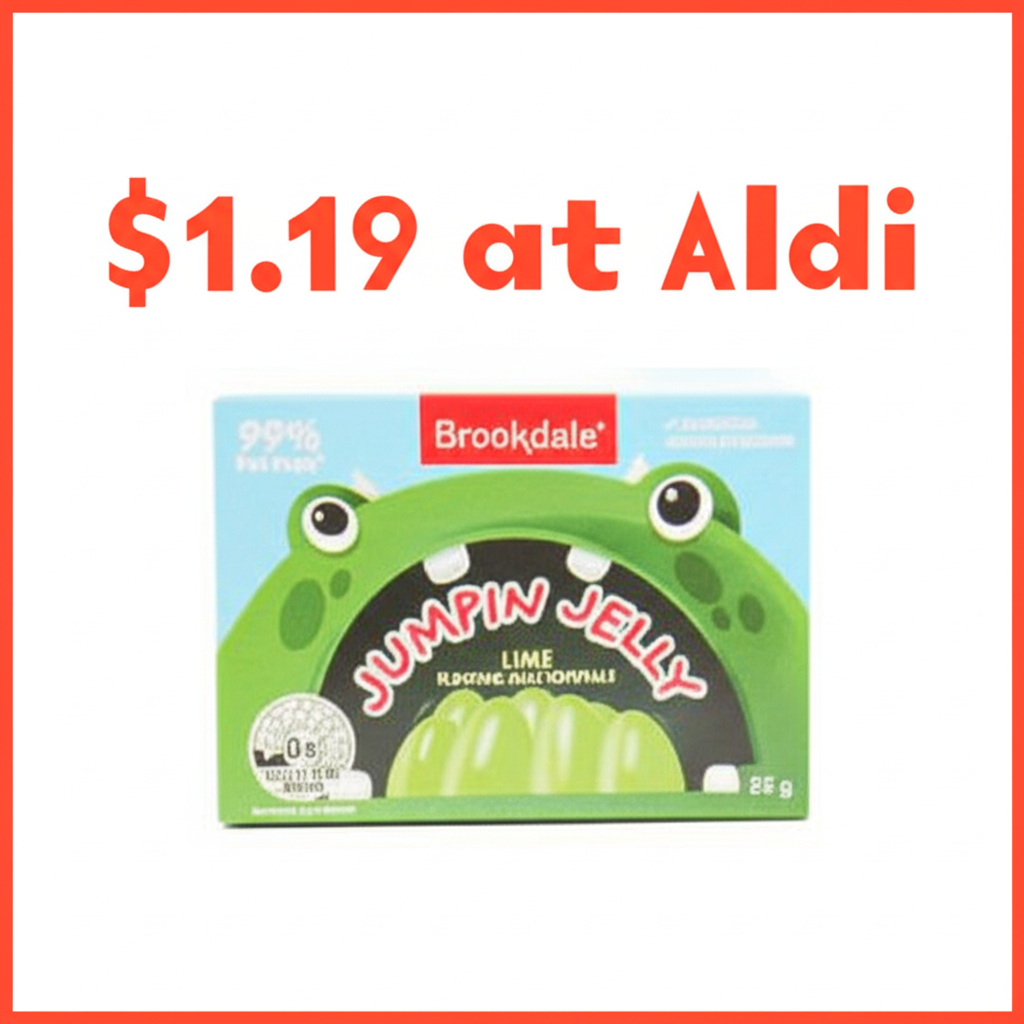 Zesty Lime Delights:  Unlocking Aldi's Brookdale Lime Jelly Bargain!