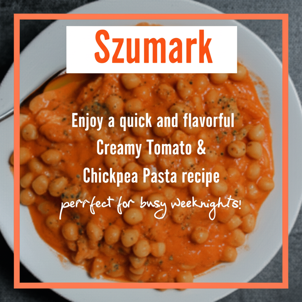 Creamy Tomato & Chickpea Pasta: A Simple Weeknight Delight!